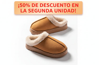Fashion Women Fluffy Slippers for Autumn and Winter Indoor EVA Thick Sole Anti-Slip and Warm Unisex Slippers for Winter